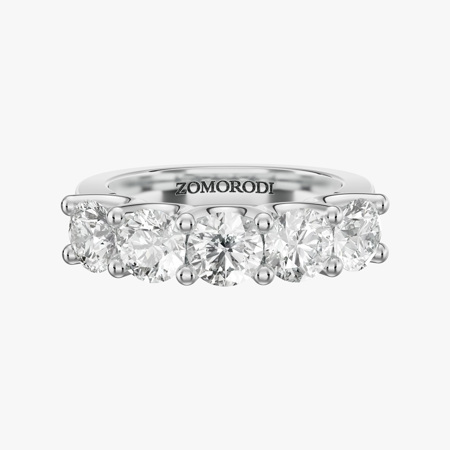 0.40-Carat Five-Stone Wedding Ring